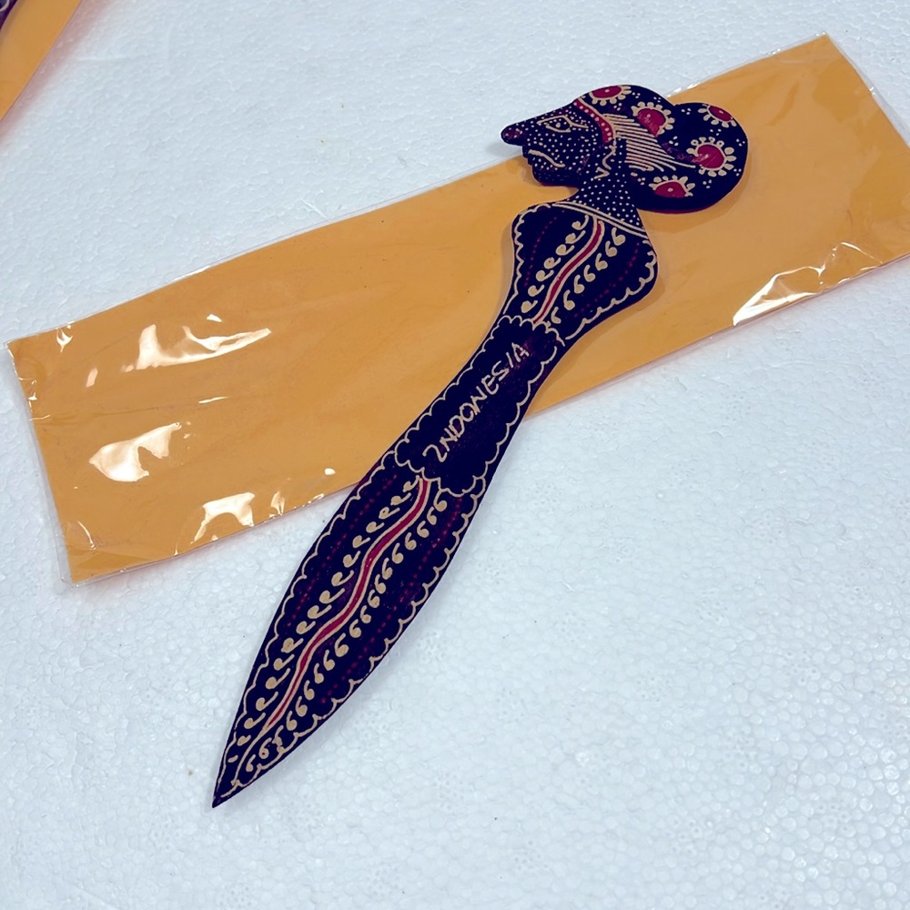 WOOD LETTER OPENER CRAFT INDONESIA SOUVENIR 🇮🇩